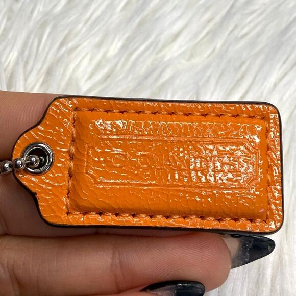 1.5" COACH Fob Bag Charm Hang tag Hangtag - Picture 1 of 2